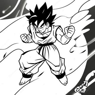 Goku Black Coloring Page