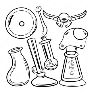Science Tools Coloring Page | Science Tools 塗色頁