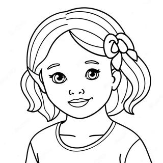 Girl Coloring Page | Girl 塗色頁