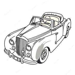 Bentley Convertible Coloring Page | Bentley 塗色頁
