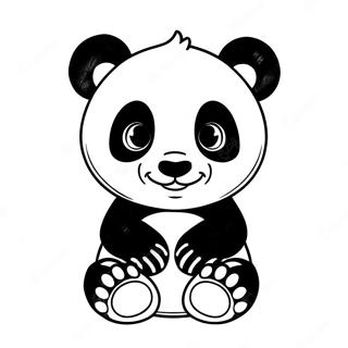 Baby Panda Coloring Page | Baby Panda 塗色頁