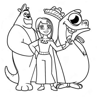 Hotel Transylvania 2 Coloring Page