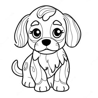 Cavapoo Puppy Coloring Page | Cavapoo 塗色頁