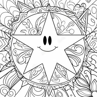 Colorful Epiphany Star Coloring Page | Epiphany 塗色頁