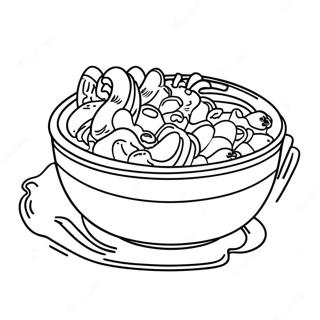 Chinese Food Coloring Page | Chinese Food 塗色頁
