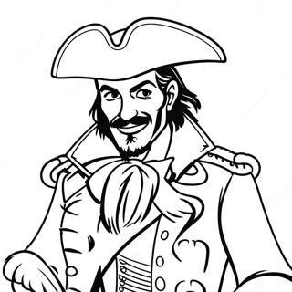Captain Hook Coloring Page | Captain Hook 塗色頁