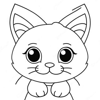 Marie the Kitten Coloring Page | Aristocats 塗色頁