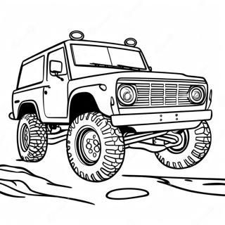 Off Road Vehicle Coloring Page | Off Road 塗色頁