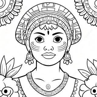 Maya and the Three Coloring Page | Maya and the Three 塗色頁