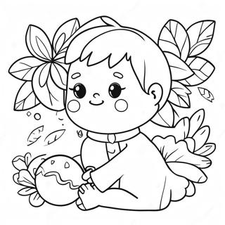 Festive Dia del Nino Celebration Coloring Page | Dia del Nino 塗色頁