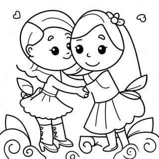 Easy Mothers Day Coloring Page