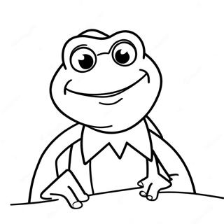Kermit the Frog Coloring Page | Kermit the Frog 塗色頁