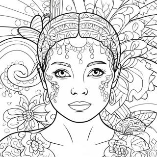 Mental Health Awareness Coloring Page | Mental Health Awareness 塗色頁