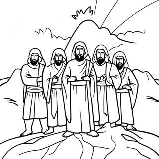 Fiery Furnace Coloring Page | Fiery Furnace 塗色頁