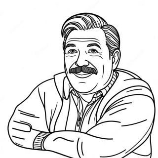 Ted Lasso Coloring Page | Ted Lasso 塗色頁