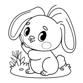 Cute Cream the Rabbit Coloring Page | Cream the Rabbit 塗色頁
