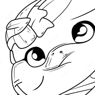 Cool Ninja Turtles Face Coloring Page | Ninja Turtles Face 塗色頁