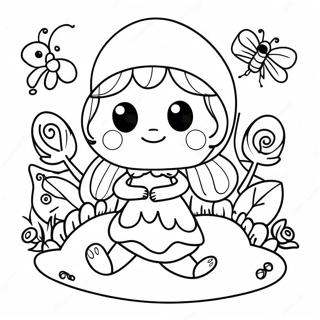 Fairy Garden Coloring Page | Fairy Garden 塗色頁