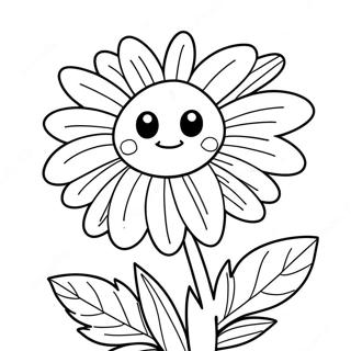 Daisy Flower Coloring Page | Daisy 塗色頁
