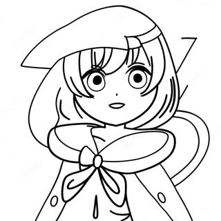 Sailor Saturn Coloring Page | Sailor Saturn 塗色頁