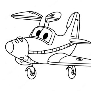 Jay Jay the Jet Plane Coloring Page | Jay Jay the Jet Plane 塗色頁