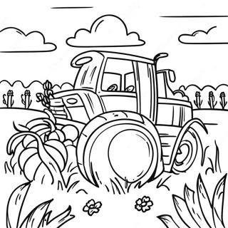 Harvest Coloring Page | Harvest 塗色頁