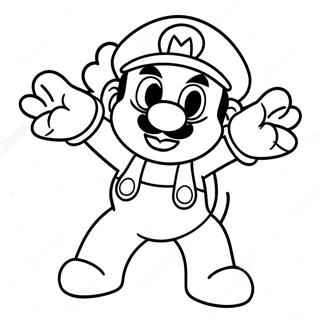Super Mario Bros Movie Coloring Page | Super Mario Bros Movie 塗色頁