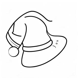 Santa Hat Coloring Page | Santa Hat 塗色頁
