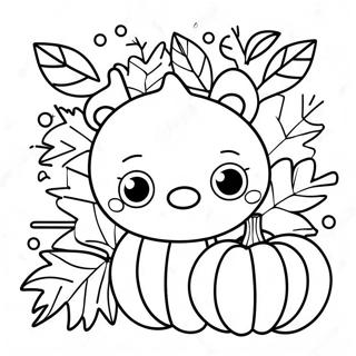 Autumn Themed Math Coloring Page | Fall Math 塗色頁