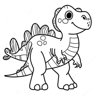 Dino Dana Coloring Page | Dino Dana 塗色頁