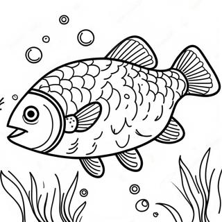 Trout Coloring Page | Trout 塗色頁