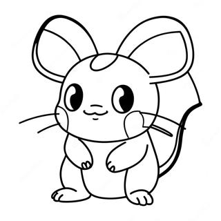 Raichu Coloring Page | Raichu 塗色頁