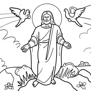 Resurrection Coloring Page | Resurrection 塗色頁
