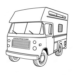 RV Coloring Page | RV 塗色頁