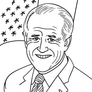 Joe Biden Coloring Page | Joe Biden 塗色頁