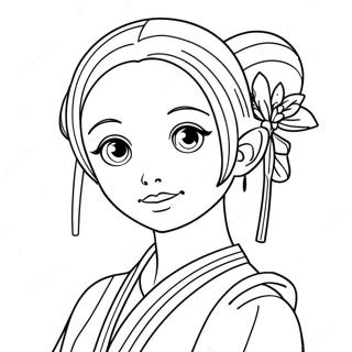 Shinobu Coloring Page | Shinobu 塗色頁