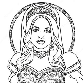 Madonna Iconic Outfit Coloring Page | Madonna 塗色頁