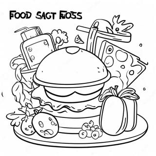 Food Safety Tips Coloring Page | Food Safety 塗色頁