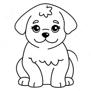 Maltese Puppy Coloring Page