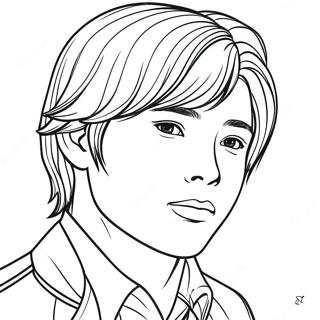 Yuji Itadori Coloring Page | Yuji Itadori 塗色頁