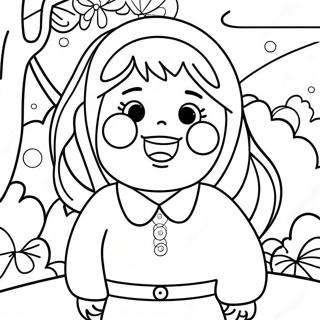 Yumeko Jabami Excited Coloring Page | Kakegurui 塗色頁