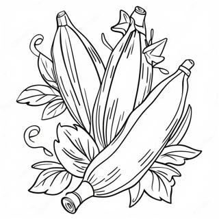 Lulav and Etrog Coloring Page | Lulav and Etrog 塗色頁