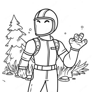 Fortnite Chapter 2 Season 2 Coloring Page | Fortnite Chapter 2 Season 2 塗色頁