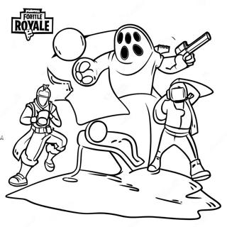 Epic Fortnite Battle Royale Coloring Page | Fortnite Chapter 2 Season 2 塗色頁