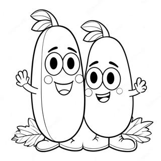 VeggieTales Coloring Page | VeggieTales 塗色頁