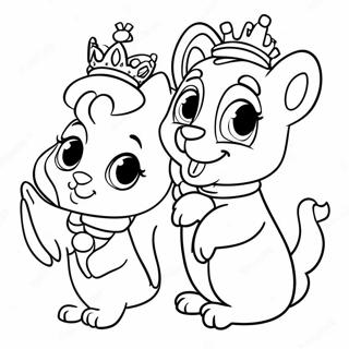 Palace Pets Coloring Page | Palace Pets 塗色頁