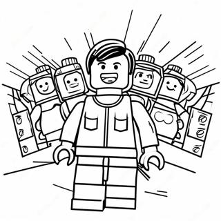 Lego Movie Coloring Page | Lego Movie 塗色頁