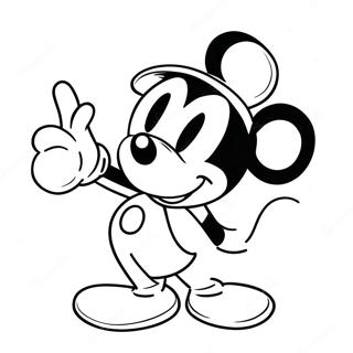 Mickey Mouse Coloring Page | Mickey 塗色頁