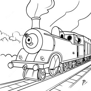 Percy the Train Coloring Page | Percy the Train 塗色頁