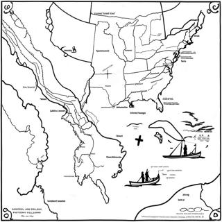 Lewis and Clark Expedition Map Coloring Page | Lewis and Clark 塗色頁
